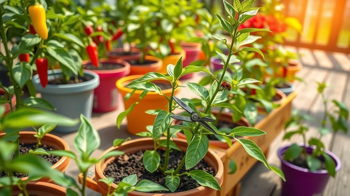 Introdução ao cultivo de pimentas em vasos