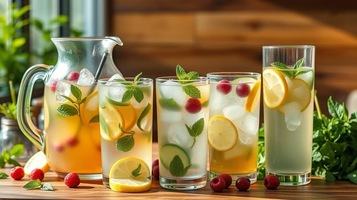 Introdução aos chás gelados detox