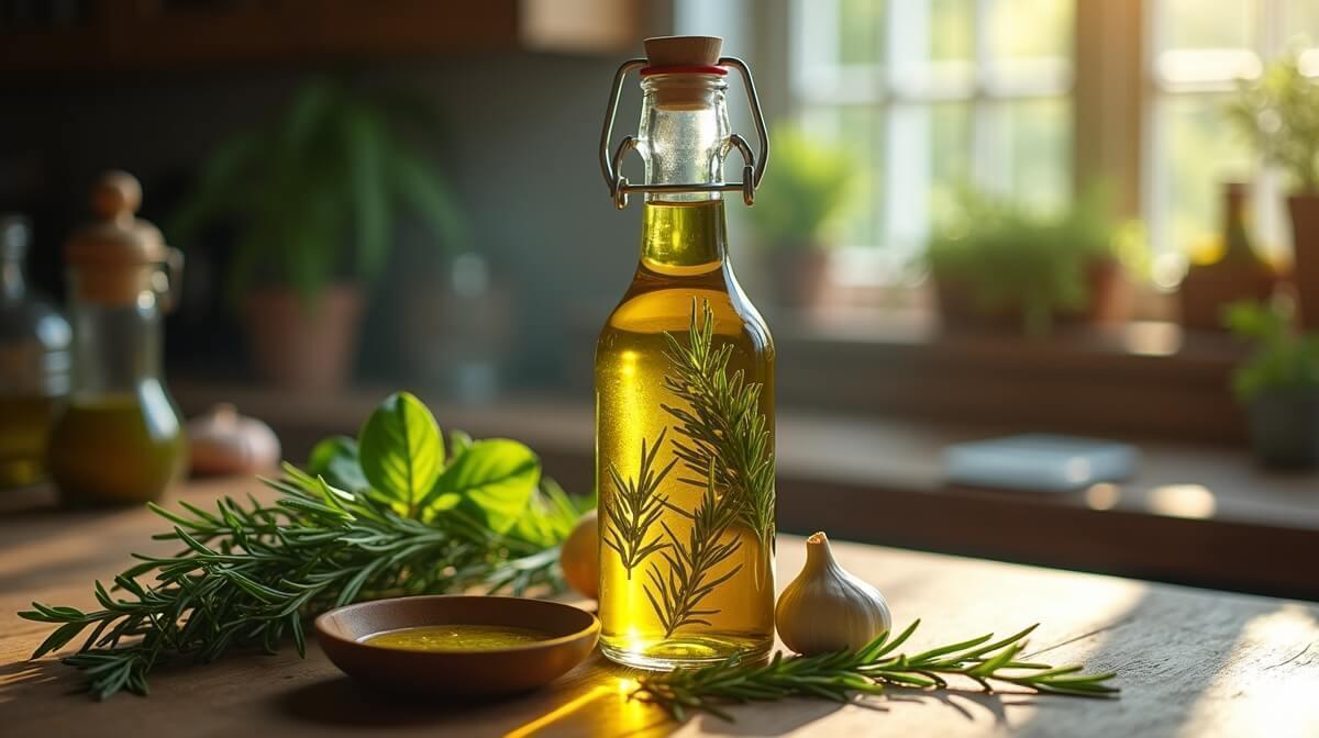 Azeite Aromatizado com Ervas: Receitas Fáceis para Fazer em Casa.