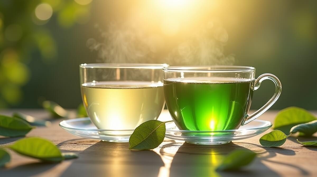 Benefícios do Chá Branco vs. Chá Verde para a saúde