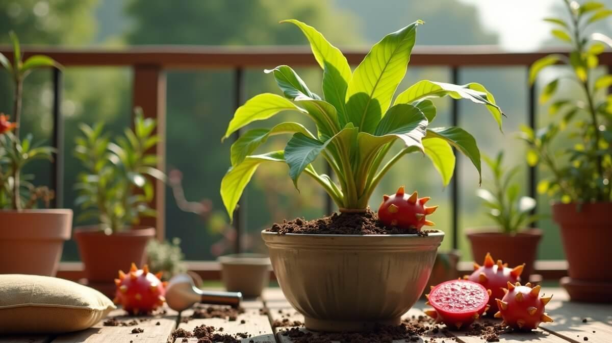 Escolha do vaso e substrato para pitaya vaso
