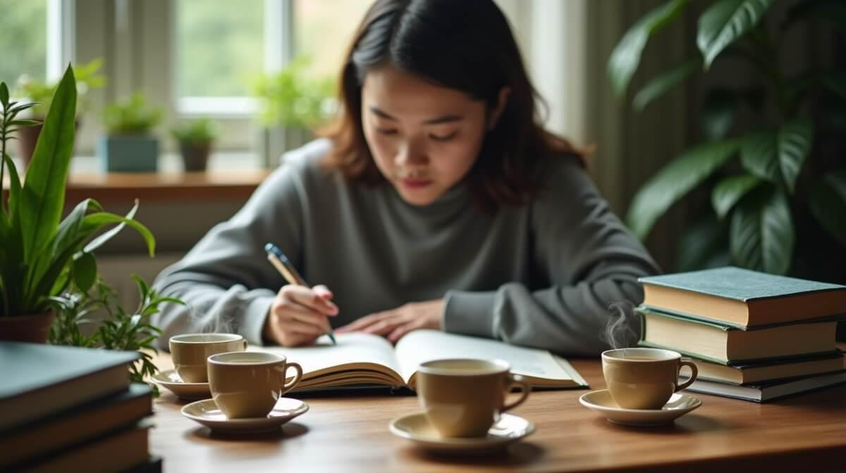 Foco e Concentração: 5 Chás e Ervas para Incluir na sua Rotina de Estudos.