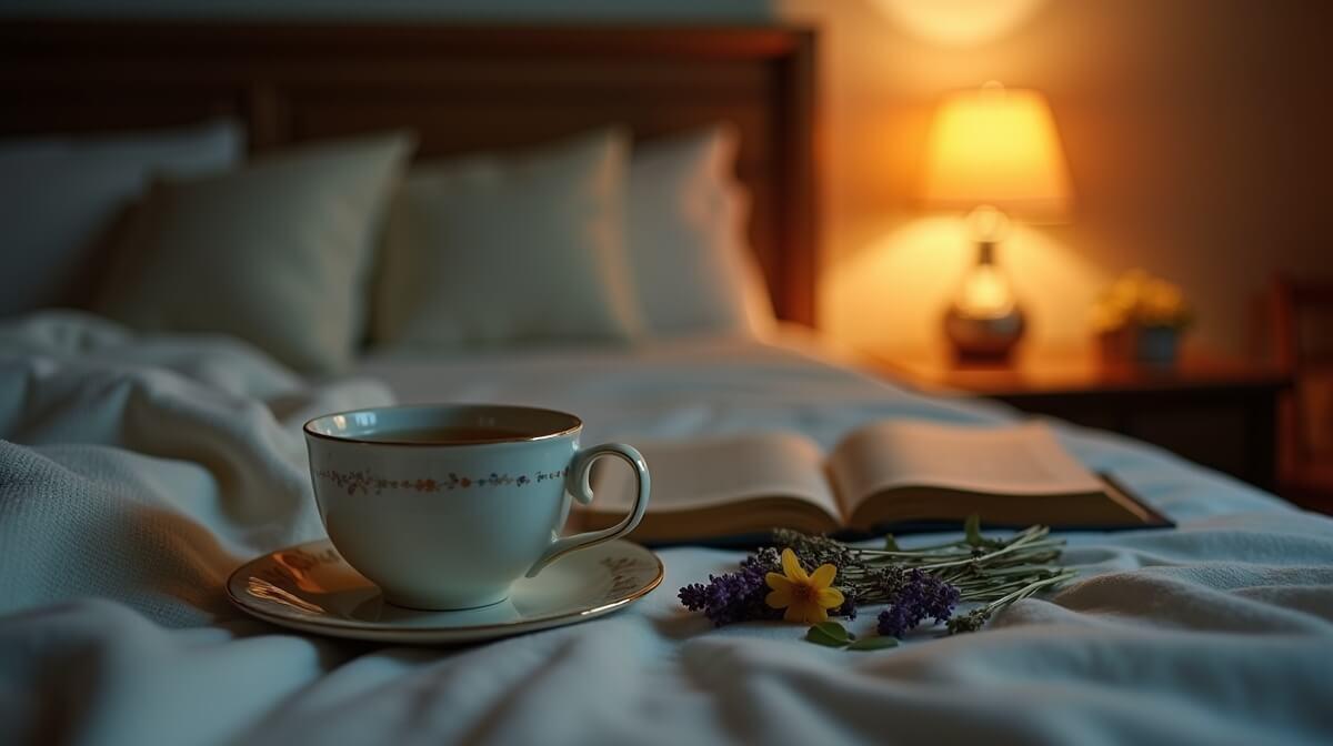 Quando tomar chá para dormir: horários, rotina e hábitos